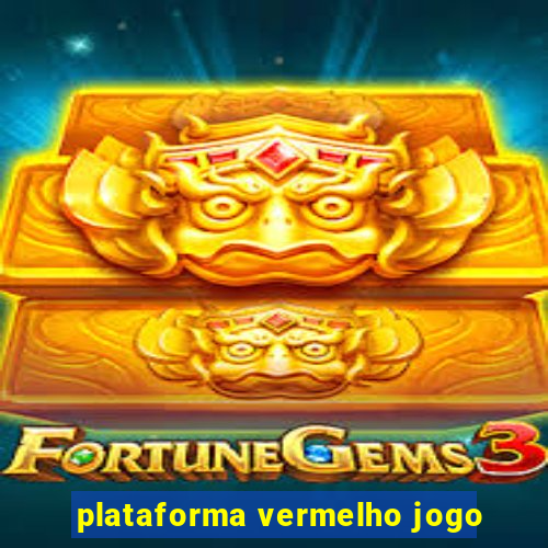 plataforma vermelho jogo